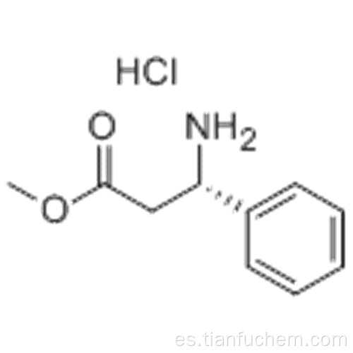 Éster metílico del ácido (S) -3-amino-3-fenil propiónico HCl CAS 144494-72-4